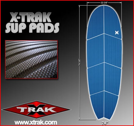 X-Trak stand up paddle pads made in USA