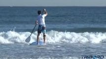 Passer la barre de vagues en stand up paddle