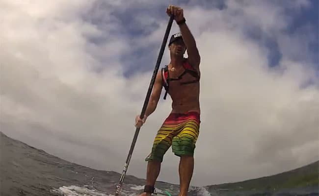 Tahitian stand up paddle downwinders