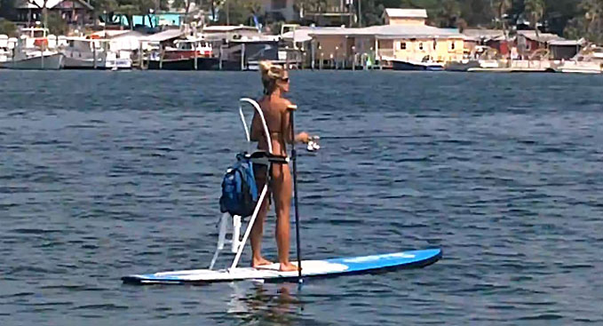 Bote stand up paddle sexy pour la pêche !