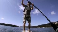 Gerry Lopez entre yoga et stand up paddle!