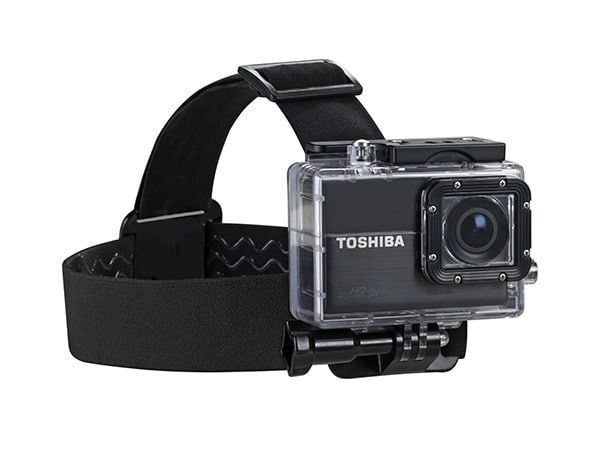 La caméra embarquée Toshiba Camileo X-Sports