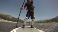 Stand up paddle en eau vive sur l'Ubaye