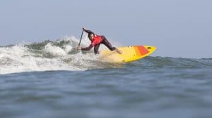 La première étape de la Coupe de France de stand up paddle Surf s'est disputée ce week-end à Lacanau, les favoris ont tenu leur rang.