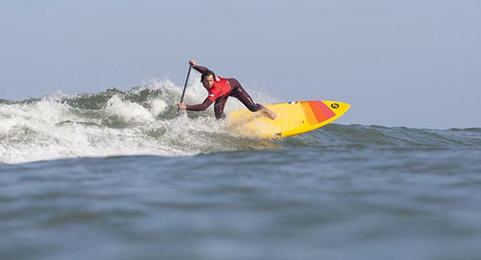 La première étape de la Coupe de France de stand up paddle Surf s'est disputée ce week-end à Lacanau, les favoris ont tenu leur rang.