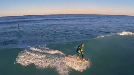Vidéo stand up paddle avec un drone made in USA