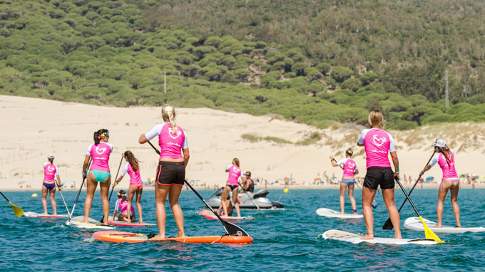 The Butterfly Effect sexy Taking Tarifa stand up paddle