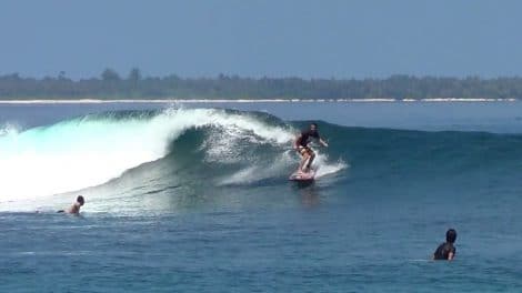Xavier Leroy, stand up paddle à Mentawai