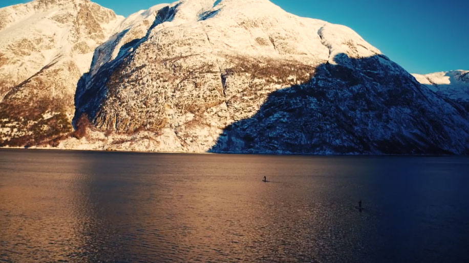 Vidéo stand up paddle en Norvège avec Fanatic