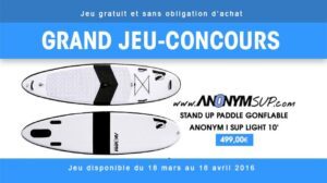 Gagnez une planche de stand up paddle Anonym I Sup Light 10'