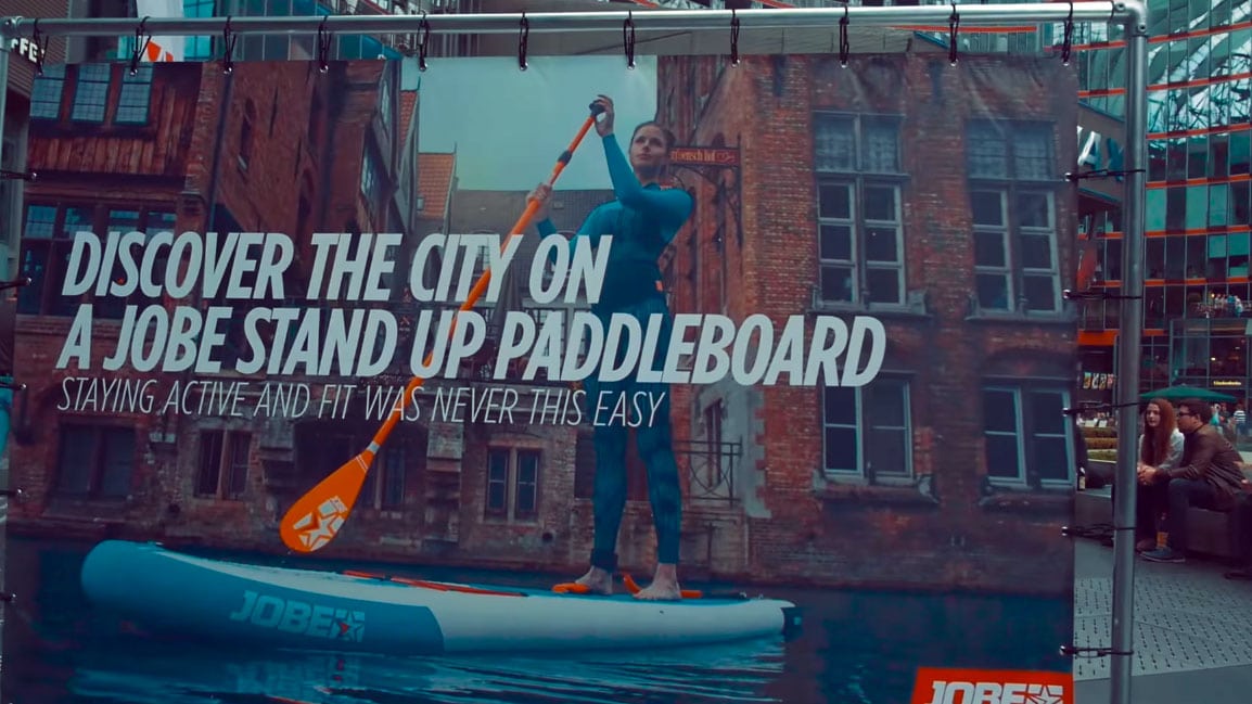 Jobe Sport propose du stand up paddle en piscine et en pleine ville !