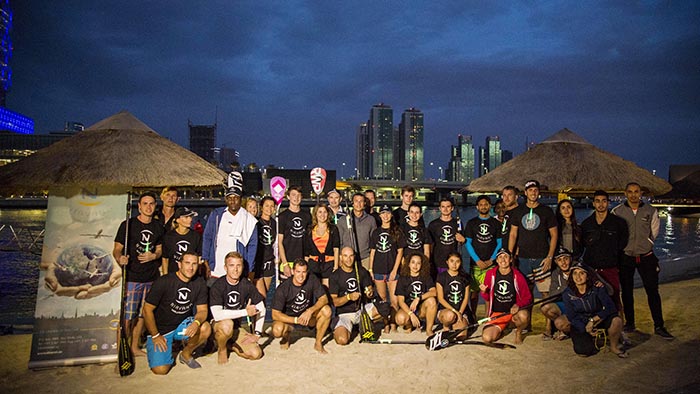 La course de paddle Sorbonne Race 2017 aux UAE à Abu Dhabi