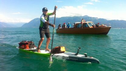 La traversée du Rhône en stand up paddle par Bruno Verdi