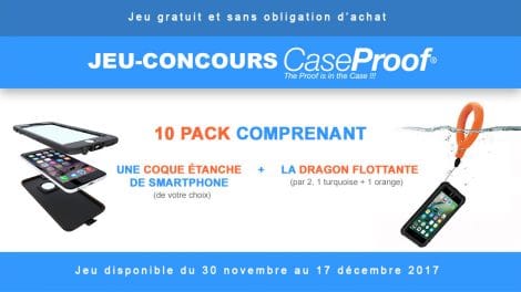 Gagnez 1 coque de smartphone Caseproof et sa dragonne