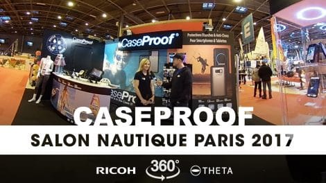 Interview 360° au stand Caseproof du Nautic 2017