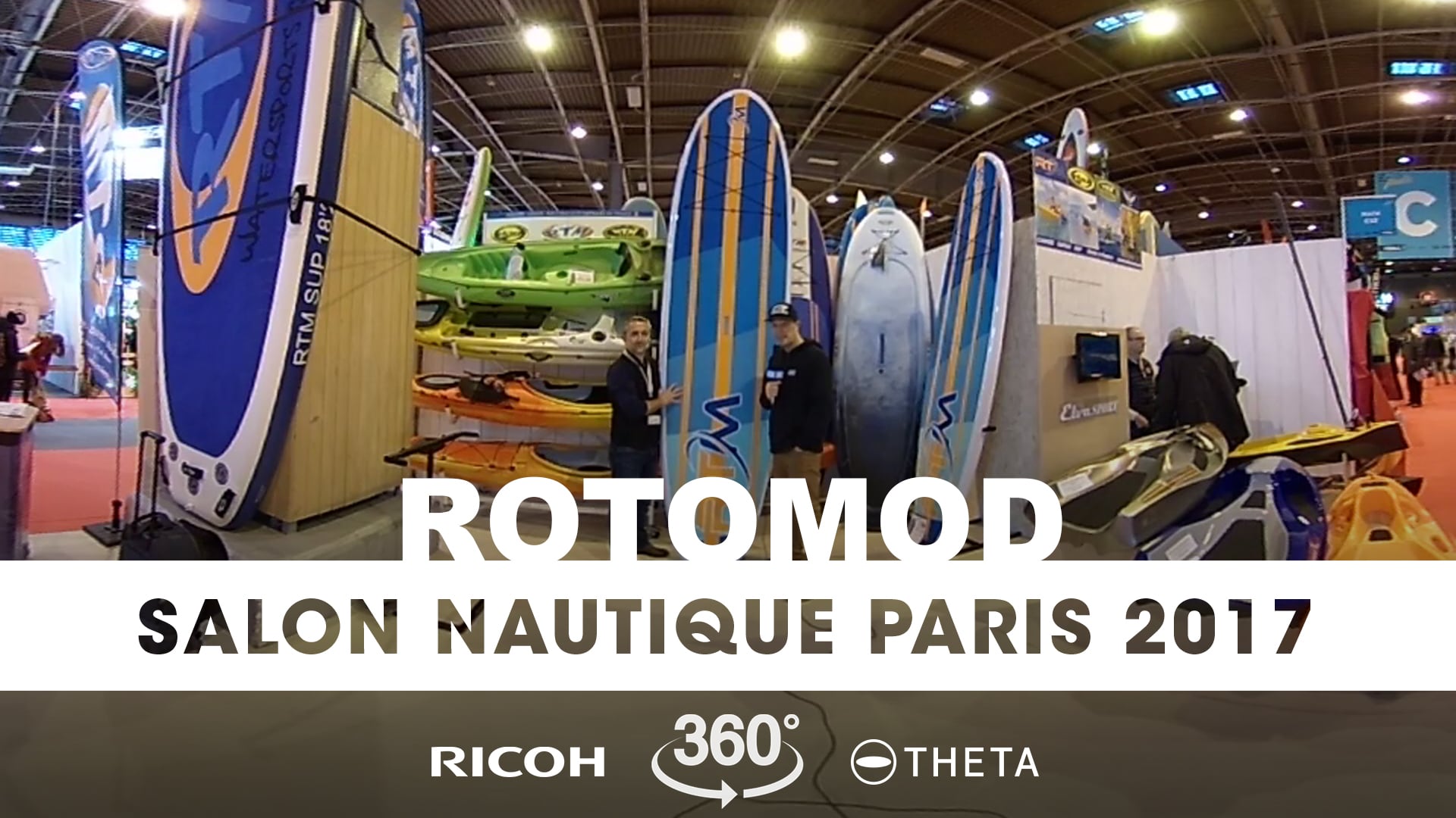Interview 360° au stand Rotomod du Nautic 2017