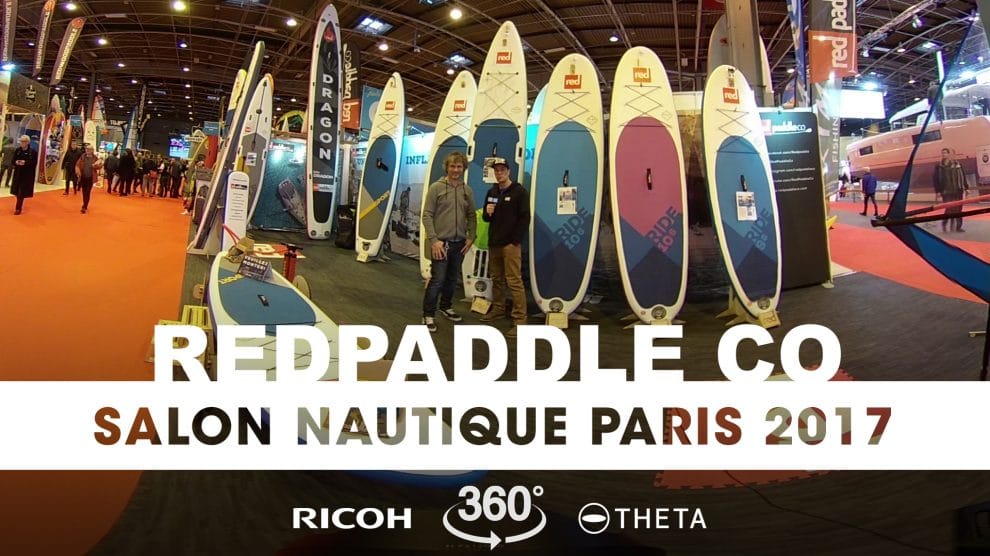 Interview 360° au stand RedPaddle Co du Nautic 2017