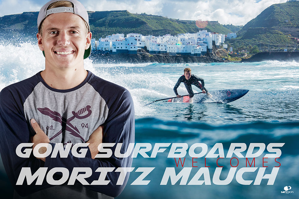 Moritz Mauch intègre le Team Gong Surfboards pour 2018