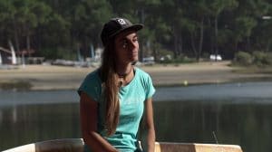 Vidéo portrait de la championne de stand up paddle race, Olivia Piana