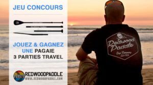 Jouez et gagnez une pagaie de stand up paddle RedwoodPaddle 3 parties