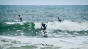 Journée de sélection sup race équipe de France à Hossegor