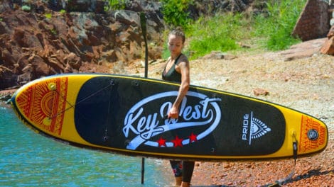 Nouveau venu sur le marché, Key West est une marque de stand up paddle gonflable utilisant de la technologie Dropstitch et disponible chez Nootica.