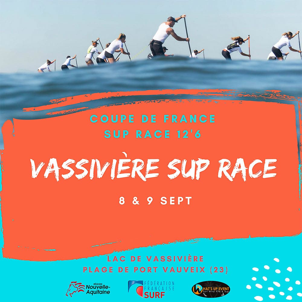 Coupe de France de Sup Race 12’6 2018 sur le Lac de Vassivière