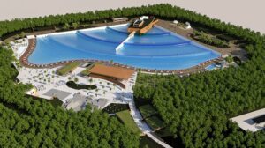 Une piscine à vagues wavegarden dans les Landes