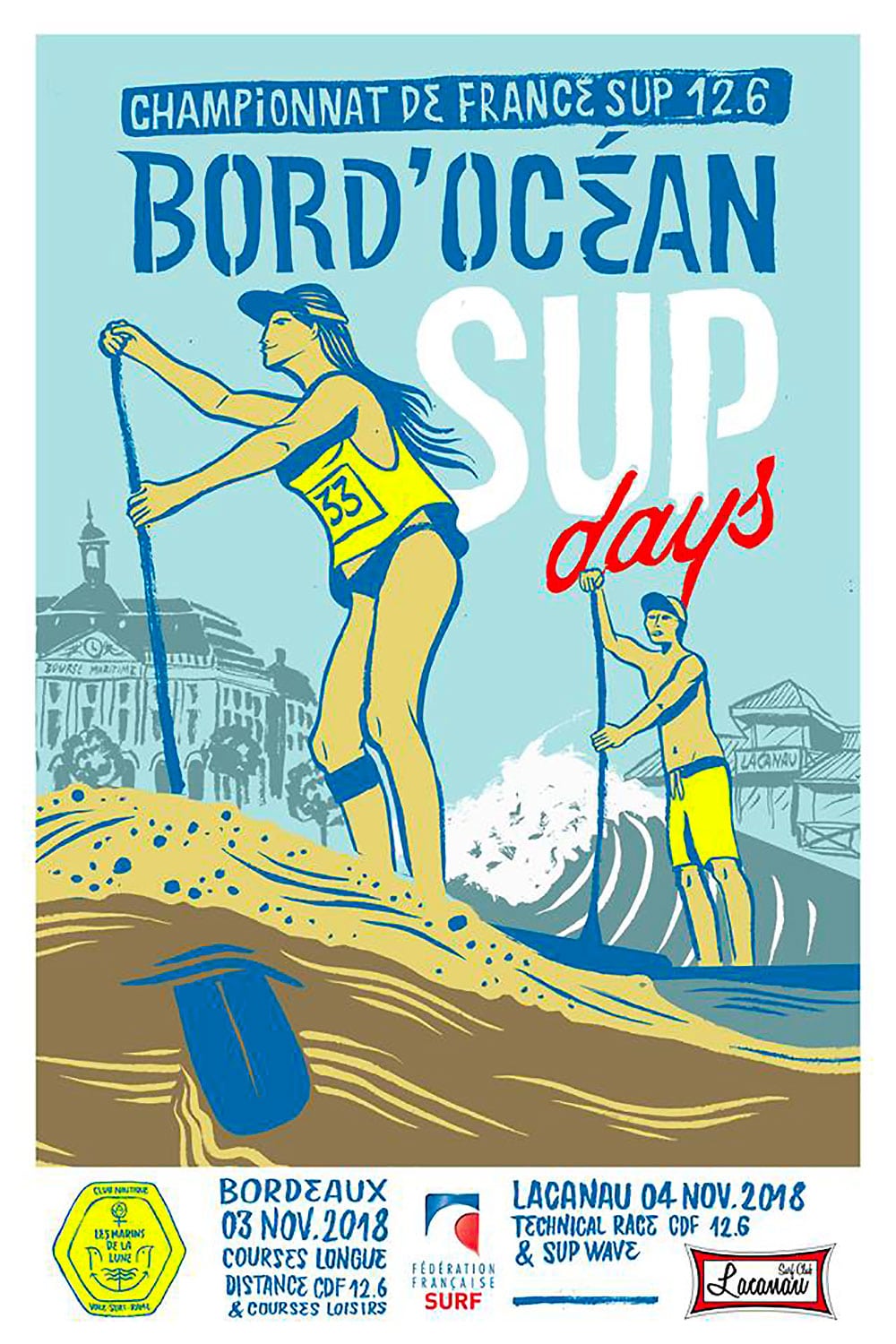 Sup Race Bord'Ocean Sup Days les 3 et 4 novembre 2018