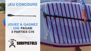 Jouez et gagnez une pagaie de stand up paddle Surfpistols 3 parties