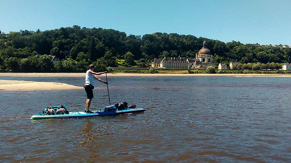 Stand up paddle expédition sur la Loire pour Watertrek