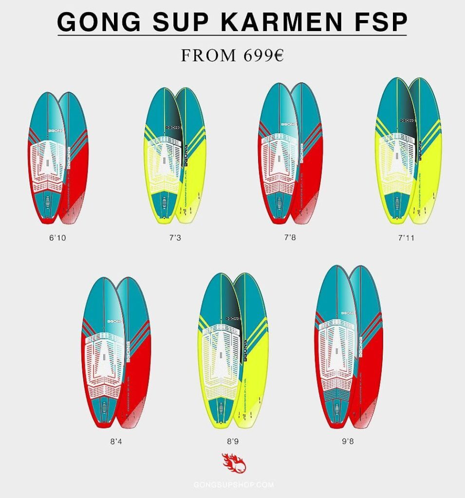 Nouvelle gamme de stand up paddle Gong Surfboards FSP 2019 sur Sup