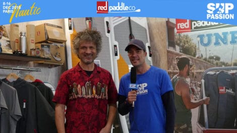 Interview de Loïc au stand Red Paddle Co du Salon Nautique Paris 2018