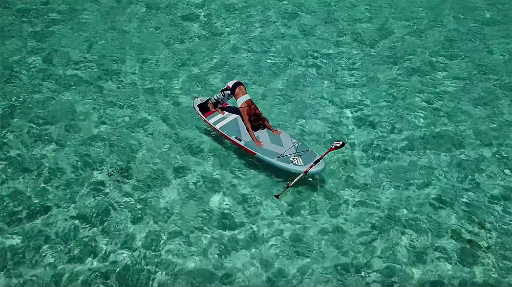 Vidéo Sup aux Tobago Cayes avec Sarah Hébert et sa famille