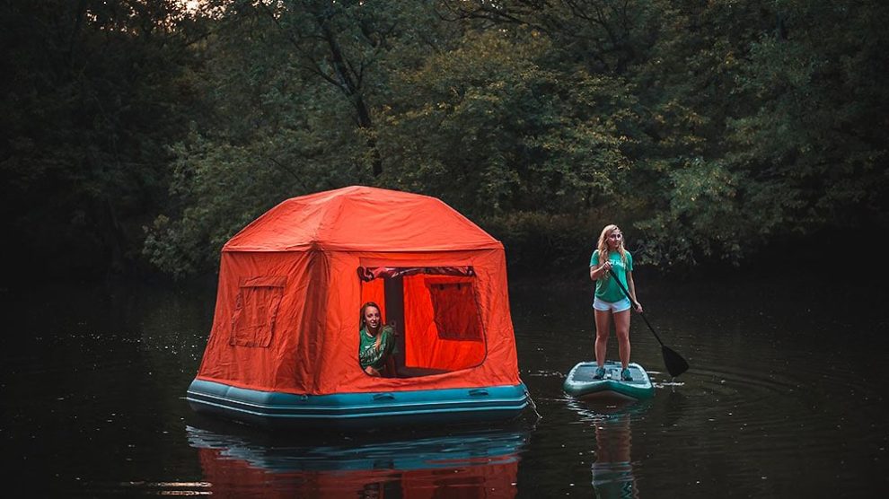 Tente flottante SmithFly Shoal Tent, partez en Sup Trip sur l'eau