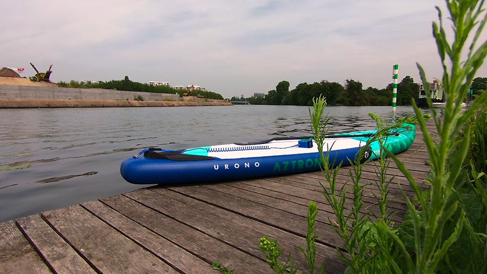 Sup gonflable Urono Aztron 11'6", vidéo test du stand up paddle