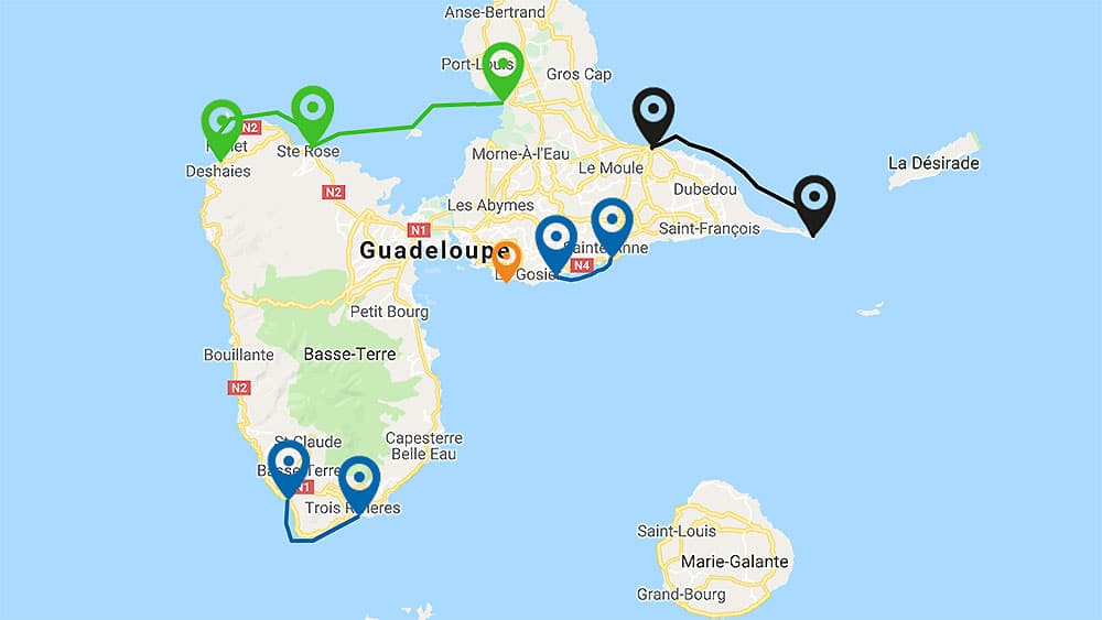 Woo Outrigger stage Guadeloupe de pirogue