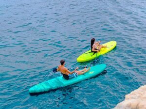 Le paddle kayak gonflable par Aquatone