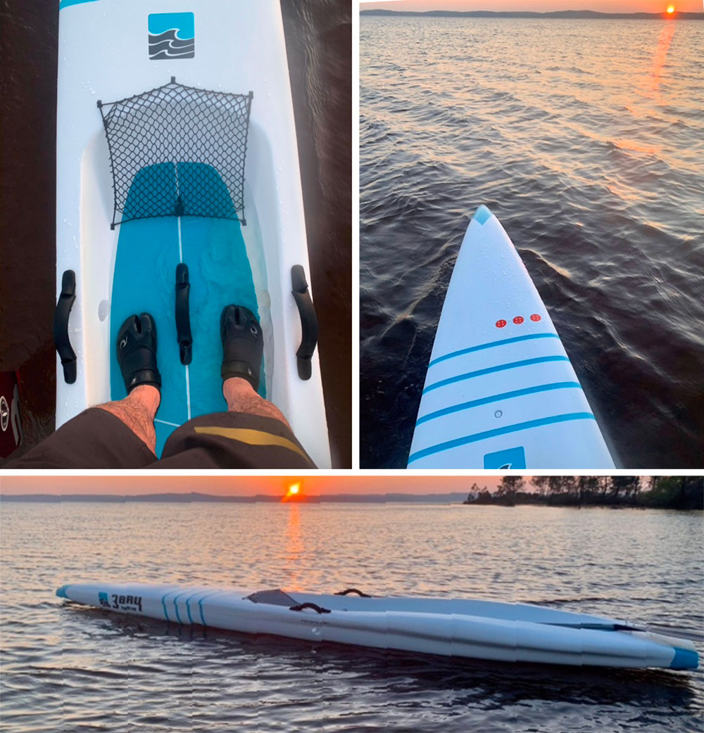 Test stand up paddle Lacanau