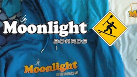 Moonlight Boards t-shirts stand up paddle