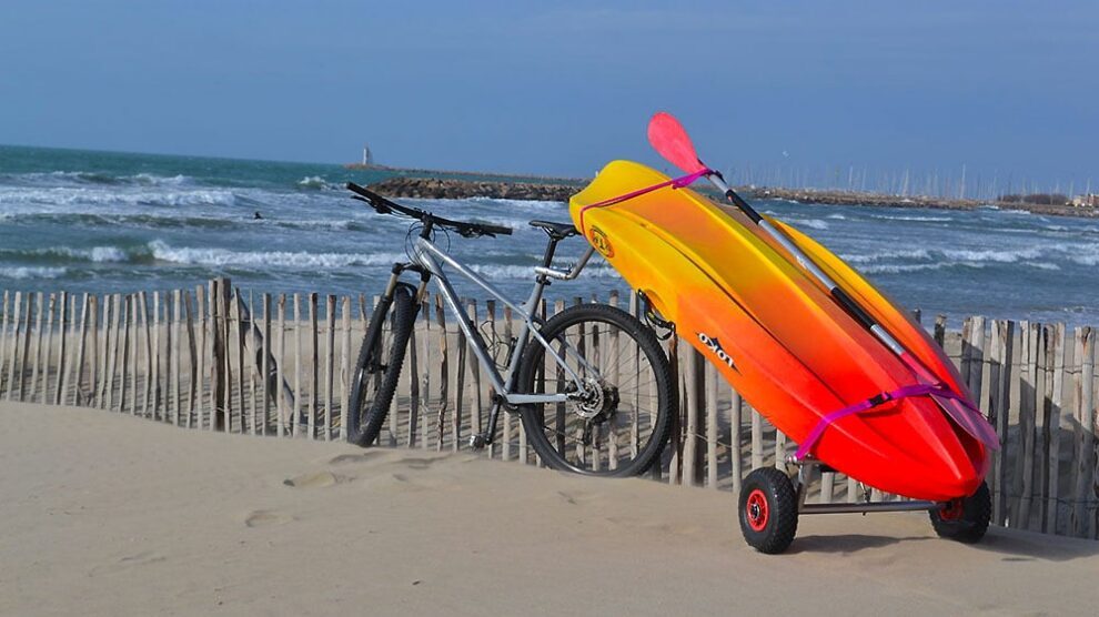 Test Tybob, remorque vélo pour paddle sur Sup Passion