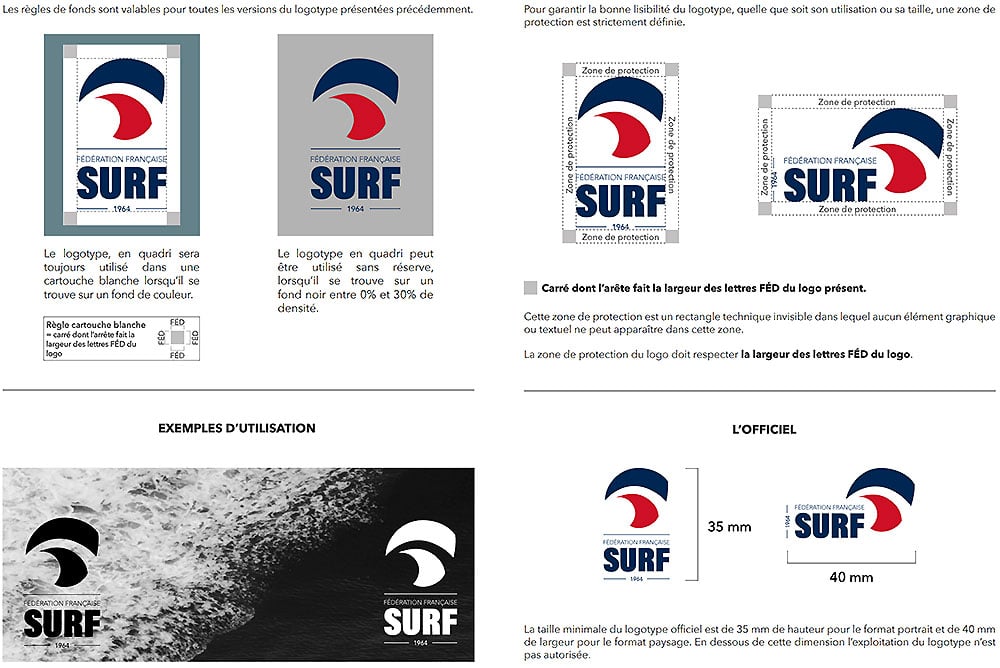 Nouveau logo de la Fédération Française de Surf