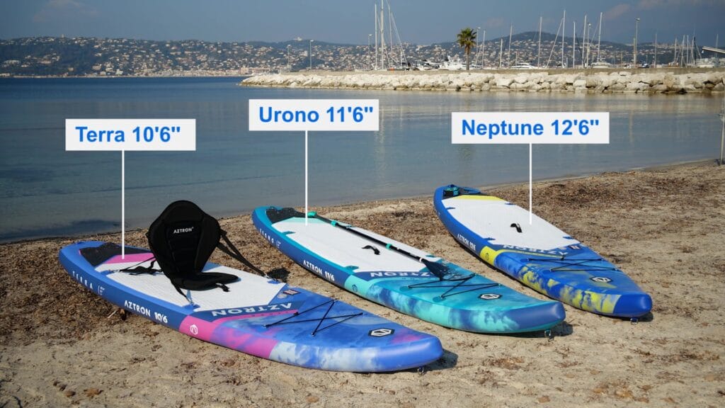 Paddle gonflable Terra, Urono, Neptune Aztron Touring 2022