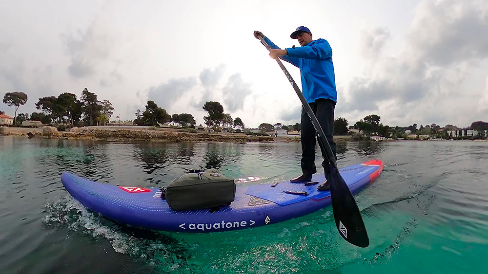 Test du paddle gonflable de race Ocean d'Aquatone