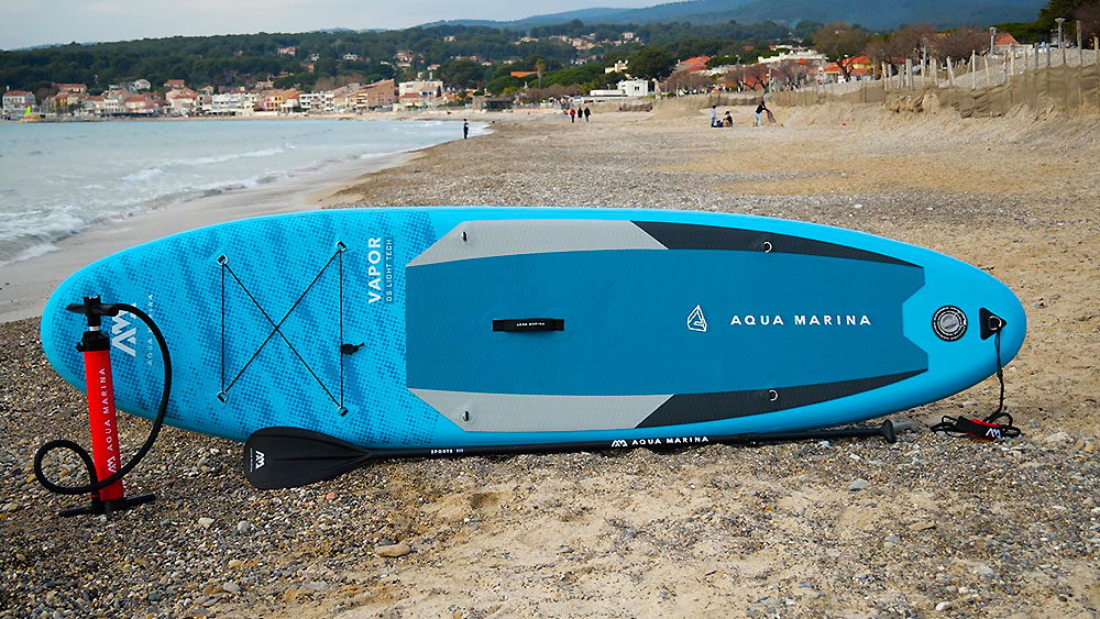 Test du paddle gonflable 10'4 Vapor d’Aqua Marina