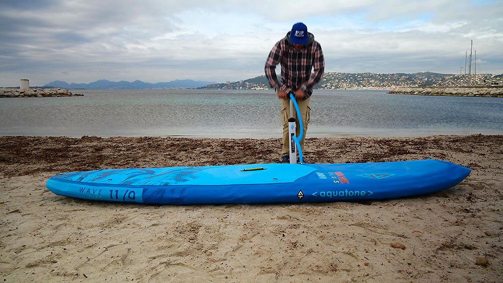 Test du paddle gonflable Wave Plus d'Aquatone