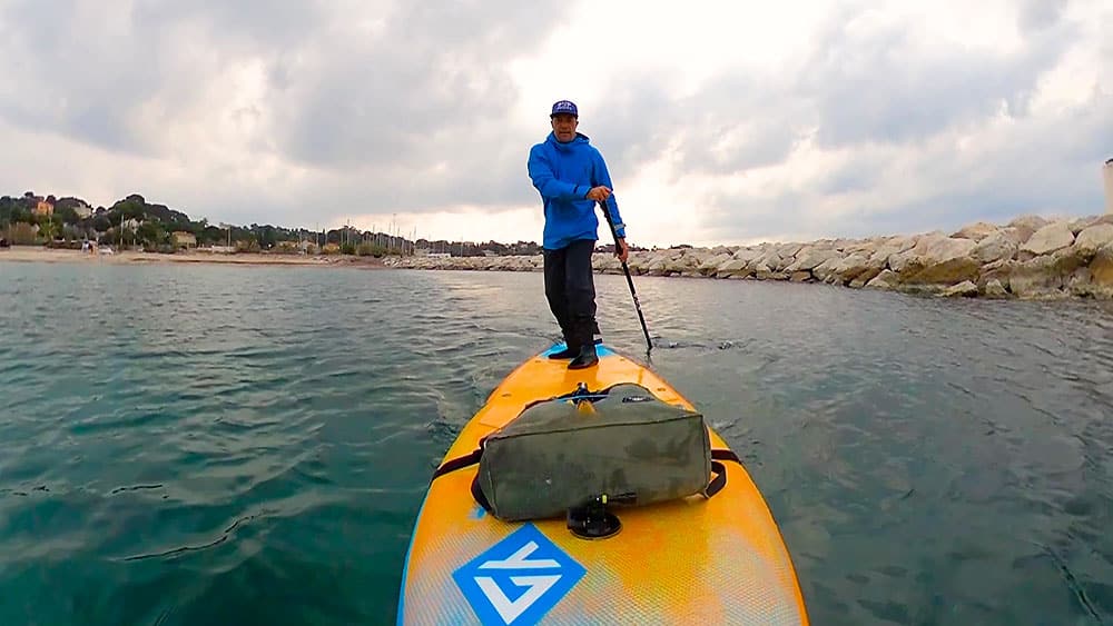 Test du paddle gonflable Wave d'Aquatone