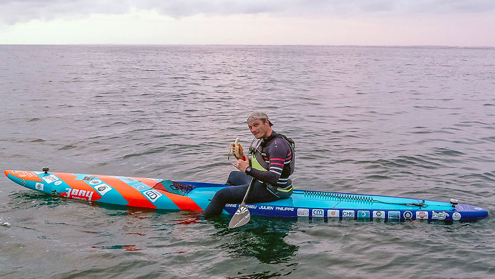 100 km de paddle pour François Asse