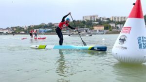 Mélanie et Titouan, Champions de France en SUP Sprint 2022