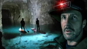 Vidéo d'Indiana Fraise en paddle dans une mine